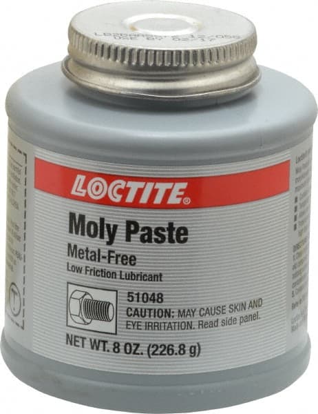 Loctite - 8 oz Can General Purpose Anti-Seize Lubricant - Molybdenum Disulfide, -20 to 750°F, Black, Water Resistant - Exact Tooling