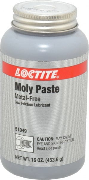 Loctite - 1 Lb Can General Purpose Anti-Seize Lubricant - Molybdenum Disulfide, -20 to 750°F, Black, Water Resistant - Exact Tooling