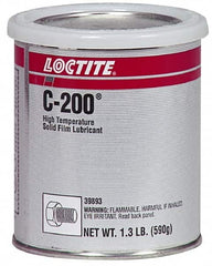 Loctite - 1.3 Lb Can Dry Film Lubricant - Dark Gray, 2,400°F Max - Exact Tooling