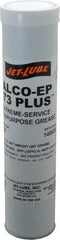 Jet-Lube - 14 oz Cartridge Aluminum Extreme Pressure Grease - Red, Extreme Pressure, 450°F Max Temp, NLGIG 2, - Exact Tooling