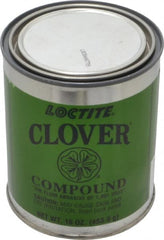 Loctite - 1 Lb Grease Compound - Compound Grade Extra Fine, Grade 1A, 320 Grit, Black & Gray, Use on General Purpose - Exact Tooling