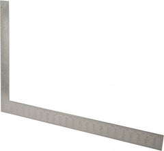 Stanley - 24" Blade Length x 16" Base Length, Buffed Finish, Steel Rafter Square - 0.1", 0.083", 1/16" (Back) & 1/16", 1/8" (Face) Graduation, 1-1/2" Base Width - Exact Tooling
