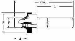 Scientific Cutting Tools - 13/16-16" Port, 1.3" Spotface Diam, 9/16" Tube Outside Diam, Plain Pilot, Carbide Tipped Porting Tool - Exact Tooling
