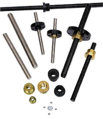 Nook Industries - 3/8-4 x 3' Stainless Steel Precision Acme Threaded Rod - Exact Tooling