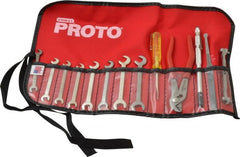 Proto - 13 Piece, 13/64 to 3/8", Ignition Wrench Set - Inch System of Measurement, Satin Finish - Exact Tooling
