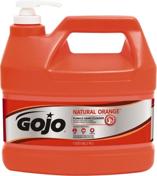 GOJO - 1 Gal Pump Bottle Liquid Hand Cleaner - General Duty, Orange Scent - Exact Tooling