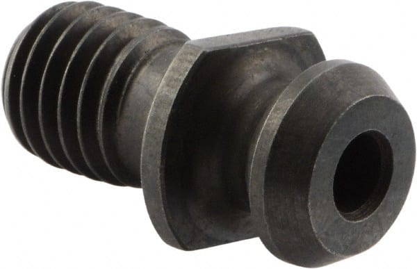Kennametal - CAT40 Taper, 5/8-11 Thread, 45° Angle Radius, Standard Retention Knob - 1-1/2" OAL, 0.74" Knob Diam, 0.64" from Knob to Flange, 9/32" Coolant Hole, Through Coolant - Exact Tooling