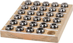 Kennametal - 29 Piece, 1/8" to 1" Capacity, ER Collet Set - Series ER40 - Exact Tooling
