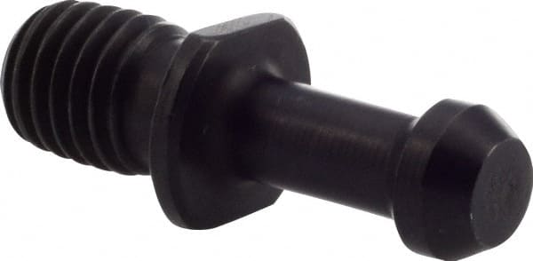 Kennametal - BT40 Taper, 5/8-11 Thread, 45° Angle Radius, Standard Retention Knob - 2-1/8" OAL, 0.588" Knob Diam, 1.266" from Knob to Flange - Exact Tooling