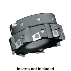 Kennametal - 3 Inserts, 63mm Cut Diam, 22mm Arbor Diam, 9.5mm Max Depth of Cut, Indexable Square-Shoulder Face Mill - 0/90° Lead Angle, 40mm High, BGHX 15L5... Insert Compatibility, Series Fix-Perfect - Exact Tooling