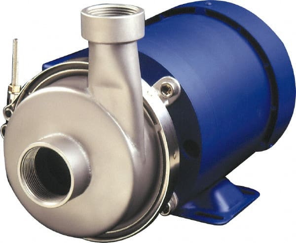 Finish Thompson - 7-1/2 HP, 281 Shut Off Feet, 316 Stainless Steel, Carbon and Viton Magnetic Drive Pump - 3 Phase - Exact Tooling