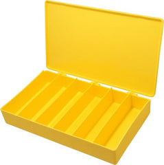 Flambeau - 11" Wide x 1-3/4" High x 6-3/4" Deep, Small Parts Box - Polypropylene Frame, 6 Compartments, 6" Wide x 1-5/8" High x 1-1/2" Deep Bin - Exact Tooling