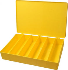 Flambeau - 13-1/8" Wide x 2-5/16" High x 9" Deep, Small Parts Box - Polypropylene Frame, 6 Compartments, 8-1/4" Wide x 2" High x 2" Deep Bin - Exact Tooling