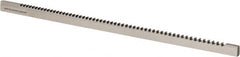 Dumont Minute Man - 5/16" Keyway Width, Style C, One-Pass Keyway Broach - Bright Finish, 3/8" Broach Body Width, 19/64" to 2" LOC, 18-1/2" OAL, 3,900 Lbs Pressure for Max LOC - Exact Tooling