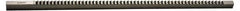 Dumont Minute Man - 5/32" Keyway Width, Style C, One-Pass Keyway Broach - Bright Finish, 3/8" Broach Body Width, 19/64" to 2" LOC, 14-1/8" OAL, 1,360 Lbs Pressure for Max LOC - Exact Tooling