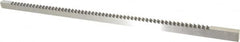 Dumont Minute Man - 3/8" Keyway Width, Style C, One-Pass Keyway Broach - Bright Finish, 3/8" Broach Body Width, 19/64" to 2" LOC, 18-1/2" OAL, 5,300 Lbs Pressure for Max LOC - Exact Tooling