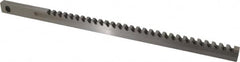 Dumont Minute Man - 9/16" Keyway Width, Style AF, Keyseating Broach - Bright Finish, 9/16" Broach Body Width, 20" OAL - Exact Tooling