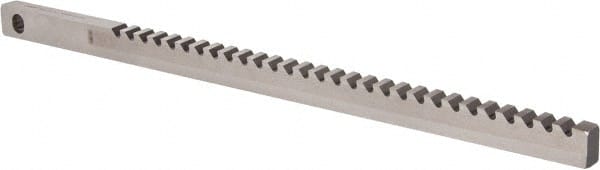Dumont Minute Man - 5/8" Keyway Width, Style AF, Keyseating Broach - Bright Finish, 5/8" Broach Body Width, 20" OAL - Exact Tooling
