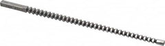 Dumont Minute Man - 5mm x 6-1/2" Overall Length, 0.2047" Pilot Hole Diam, Square Broach - 0.1968 to 0.1973" Tolerance, 0.2765 to 0.278" Across Corners, 5.2mm Drill, 5/32" Pitch, 1/4 to 1/2" LOC, 800 Lbs. Pressure for Max LOC - Exact Tooling
