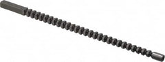 Dumont Minute Man - 6mm x 6-11/16" Overall Length, 0.2519" Pilot Hole Diam, Square Broach - 0.2362 to 0.237" Tolerance, 0.33 to 0.332" Across Corners, 6.4mm Drill, 3/16" Pitch, 1/4 to 3/4" LOC, 1,300 Lbs. Pressure for Max LOC - Exact Tooling