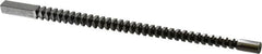 Dumont Minute Man - 10mm x 10-1/4" Overall Length, 0.4094" Pilot Hole Diam, Square Broach - 0.3937 to 0.3945" Tolerance, 0.553 to 0.555" Across Corners, 10.4mm Drill, 1/4" Pitch, 3/8 to 1-1/4" LOC, 3,600 Lbs. Pressure for Max LOC - Exact Tooling