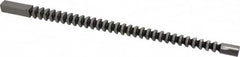 Dumont Minute Man - 12mm x 12" Overall Length, 0.5039" Pilot Hole Diam, Square Broach - 0.4724 to 0.4732" Tolerance, 0.662 to 0.664" Across Corners, 12.8mm Drill, 5/16" Pitch, 1/2 to 1-3/8" LOC, 4,200 Lbs. Pressure for Max LOC - Exact Tooling