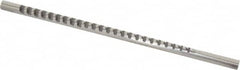 Dumont Minute Man - 1/16" Keyway Width, Production Keyway Broach - Bright Finish, 1/4" Broach Body Width, 13/64" to 1" LOC, 6-3/16" OAL, 390 Lbs Pressure for Max LOC - Exact Tooling