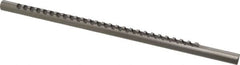 Dumont Minute Man - 1/8" Keyway Width, Production Keyway Broach - Bright Finish, 3/8" Broach Body Width, 17/64" to 1-1/4" LOC, 8-1/2" OAL, 850 Lbs Pressure for Max LOC - Exact Tooling