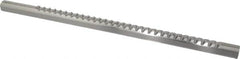 Dumont Minute Man - 3/16" Keyway Width, Production Keyway Broach - Bright Finish, 3/4" Broach Body Width, 25/64" to 2-1/2" LOC, 14-3/4" OAL, 2,170 Lbs Pressure for Max LOC - Exact Tooling
