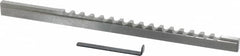 Value Collection - 5/32" Keyway Width, Style B, Keyway Broach - High Speed Steel, Bright Finish, 3/16" Broach Body Width, 19/64" to 1-11/16" LOC, 6-3/4" OAL - Exact Tooling