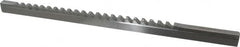 Value Collection - 5/16" Keyway Width, Style C, Keyway Broach - High Speed Steel, Bright Finish, 3/8" Broach Body Width, 25/64" to 2-1/2" LOC, 11-3/4" OAL - Exact Tooling