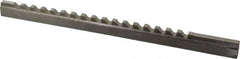 Value Collection - 5/16" Keyway Width, Style D, Keyway Broach - High Speed Steel, Bright Finish, 9/16" Broach Body Width, 1" to 6" LOC, 13-7/8" OAL - Exact Tooling