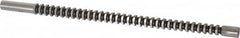 Dumont Minute Man - 1/2" Hex, 1/2" Pilot Hole Diam, 1/2 to 1-3/8" Length of Cut, Hexagon Broach - 0.575 to 0.577" Across Corners, 11-7/8" OAL, 3,025 Lb Pressure for Max Length of Cut, 9/32" Pitch, High Speed Steel - Exact Tooling