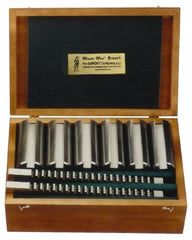 Dumont Minute Man - 8 Piece, 5/8 to 3/4" Keyway Width, Style E Keyway Broach Set - Bright Finish High Speed Steel Broach, Plain Bushing, 2-3/8 to 3" Bushing Diam - Exact Tooling