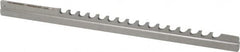 Dumont Minute Man - 3/32" Keyway Width, Style B, Keyway Broach - High Speed Steel, Bright Finish, 3/16" Broach Body Width, 19/64" to 1-11/16" LOC, 6-3/4" OAL, 930 Lbs Pressure for Max LOC - Exact Tooling