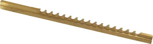 Dumont Minute Man - 1/8" Keyway Width, Style B, Keyway Broach - TiN Finish, 3/16" Broach Body Width, 6-3/4" OAL - Exact Tooling