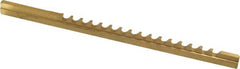 Dumont Minute Man - 1/8" Keyway Width, Style B, Keyway Broach - TiN Finish, 3/16" Broach Body Width, 6-3/4" OAL - Exact Tooling