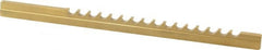 Dumont Minute Man - 5/32" Keyway Width, Style B, Keyway Broach - TiN Finish, 3/16" Broach Body Width, 6-3/4" OAL - Exact Tooling