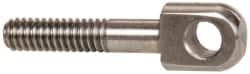 Gibraltar - 1/4-20, 3/4" Thread Length, 1/4" Hole Diam, Stainless Steel, Swing Bolt - Grade 303, 5/16" Head Thickness, 1-1/2" Hole Center to End - Exact Tooling