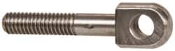 Gibraltar - 5/16-18, 1" Thread Length, 5/16" Hole Diam, Stainless Steel, Swing Bolt - Grade 303, 3/8" Head Thickness, 2" Hole Center to End - Exact Tooling