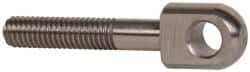 Gibraltar - 3/8-16, 1-3/8" Thread Length, 3/8" Hole Diam, Stainless Steel, Swing Bolt - Grade 303, 1/2" Head Thickness, 2-1/2" Hole Center to End - Exact Tooling