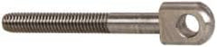 Gibraltar - 3/8-16, 2" Thread Length, 3/8" Hole Diam, Stainless Steel, Swing Bolt - Grade 303, 1/2" Head Thickness, 3-1/2" Hole Center to End - Exact Tooling