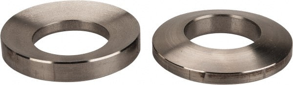 Gibraltar - 1" Bolt, Stainless Steel, Spherical Washer Assembly - 1-1/16" Inside x 2" OD, 1/2" Thick, 2-3/4" Radius, 303 Grade - Exact Tooling