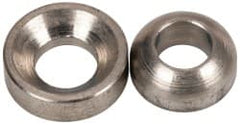 Gibraltar - 3/16" Bolt, Stainless Steel, Spherical Washer Assembly - 7/32" Inside x 7/16" Female Outside, 3/8" Male OD, 15/64" Thick, 5/64" Radius, 303 Grade - Exact Tooling
