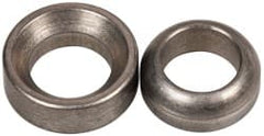 Gibraltar - 5/16" Bolt, Stainless Steel, Spherical Washer Assembly - 11/32" Inside x 9/16" Female Outside, 1/2" Male OD, 21/64" Thick, 1/16" Radius, 303 Grade - Exact Tooling