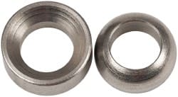 Gibraltar - 3/8" Bolt, Stainless Steel, Spherical Washer Assembly - 13/32" Inside x 11/16" Female Outside, 5/8" Male OD, 27/64" Thick, 3/32" Radius, 303 Grade - Exact Tooling