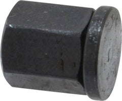 Gibraltar - 1/4-20, Black Oxide Finish, Steel Swivel Hex Nut - 3/8" Pad, 5/16" Wide x 13/32" High x 3/16" Deep - Exact Tooling