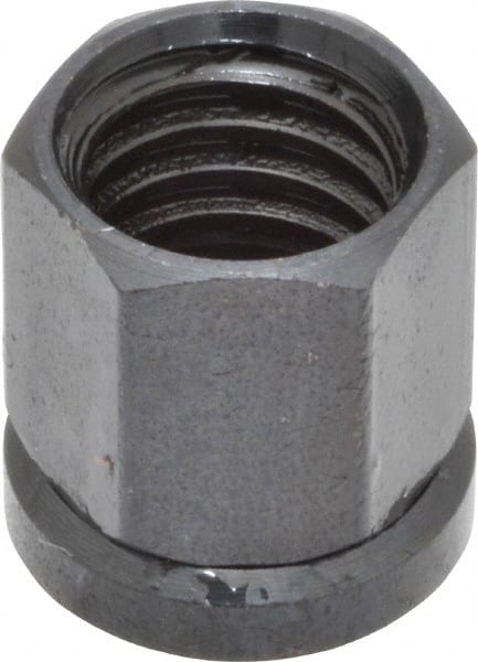 Gibraltar - 3/8-16, Black Oxide Finish, Steel Swivel Hex Nut - 1/2" Pad, 7/16" Wide x 17/32" High x 17/64" Deep - Exact Tooling