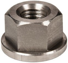 Gibraltar - 5/8-11, 1-3/8" Flange Diam, 13/16" High, 1-1/16" Across Flats, Flange Nut - Grade 303 Stainless Steel, 3/16" Flange Height - Exact Tooling