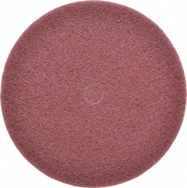 3M - 8" Very Fine Grade Aluminum Oxide Deburring Disc - 3/4" Center Hole, Arbor Connection, Maroon, 3,000 Max RPM - Exact Tooling